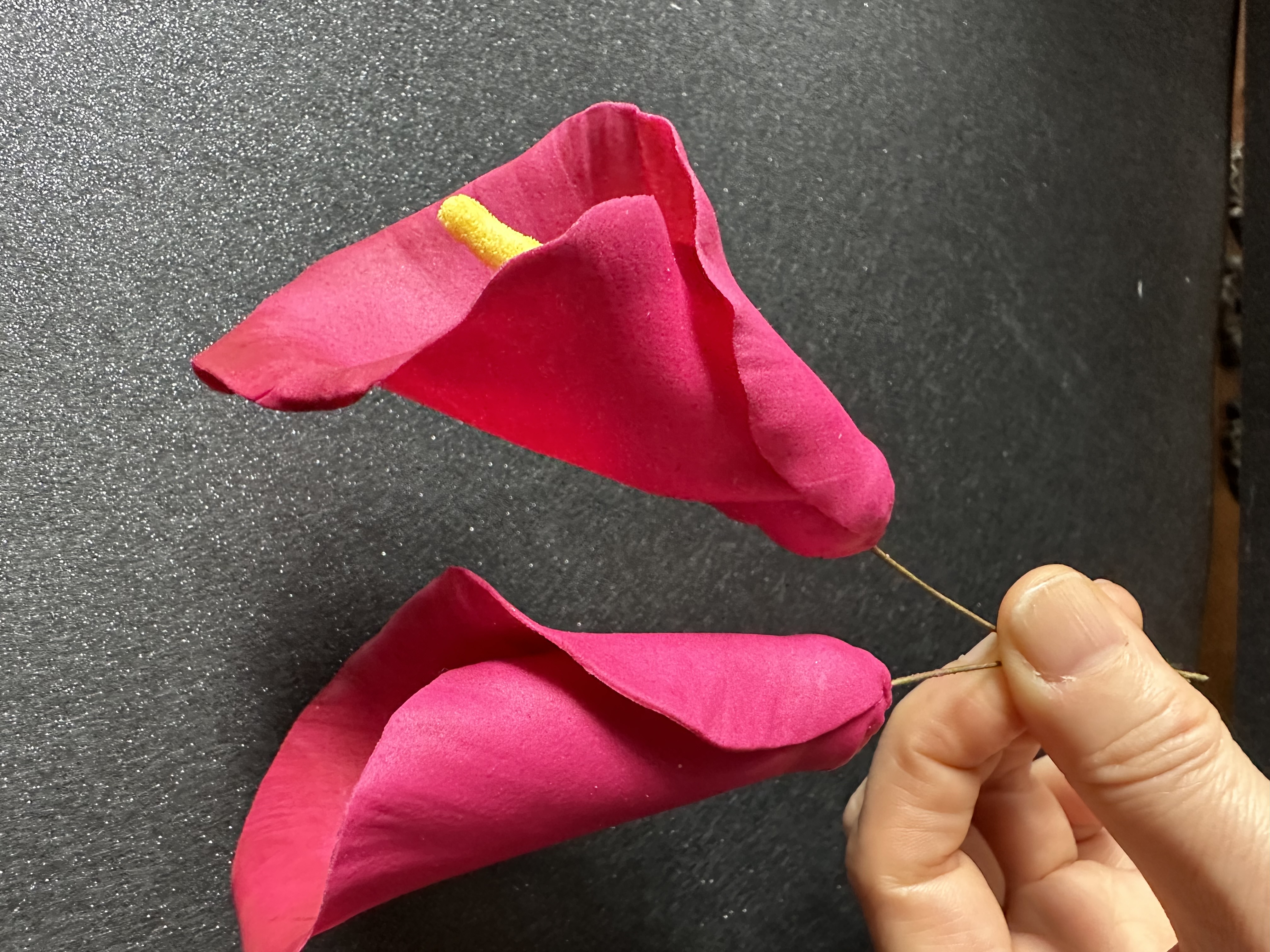 講師が制作したサンプル花材